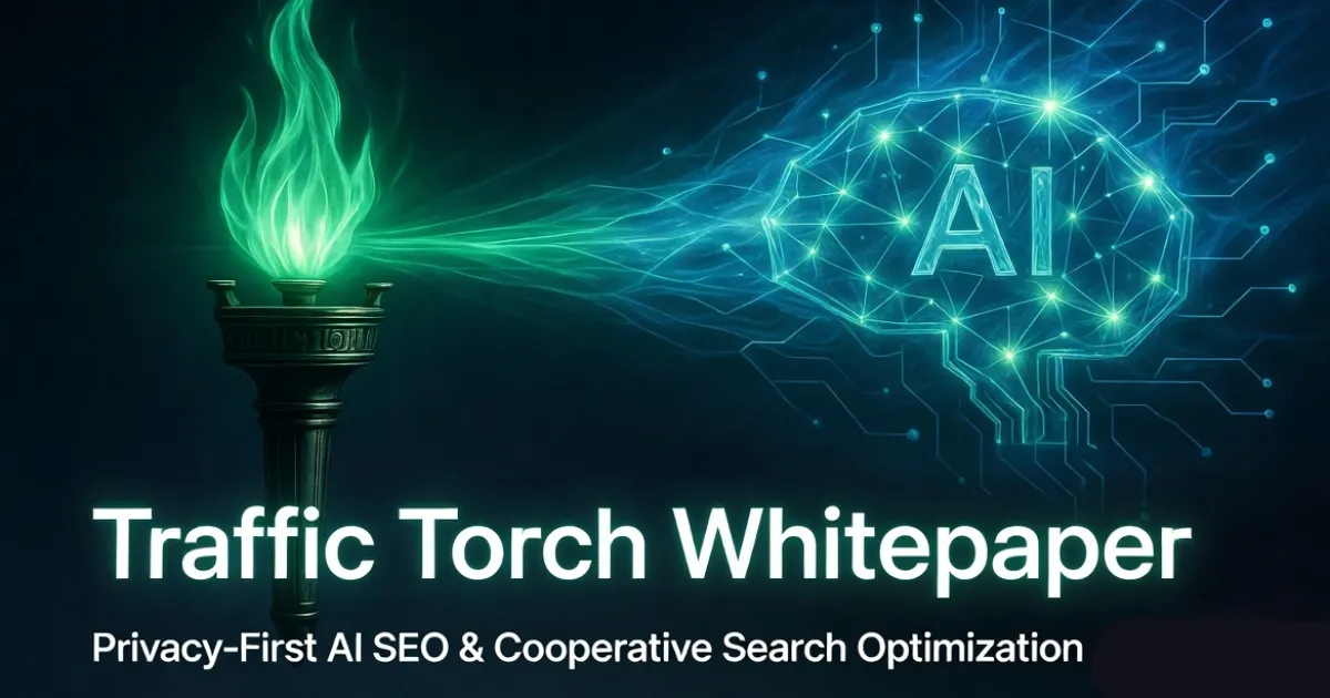 Traffic Torch Whitepaper – AI SEO privacy-first diagnostics and Cooperative Search Optimization